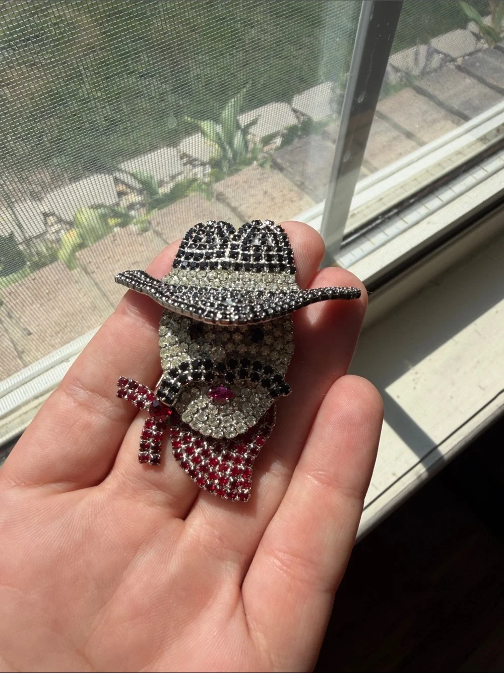 Vintage Butler & Wilson Western Cowboy brooch